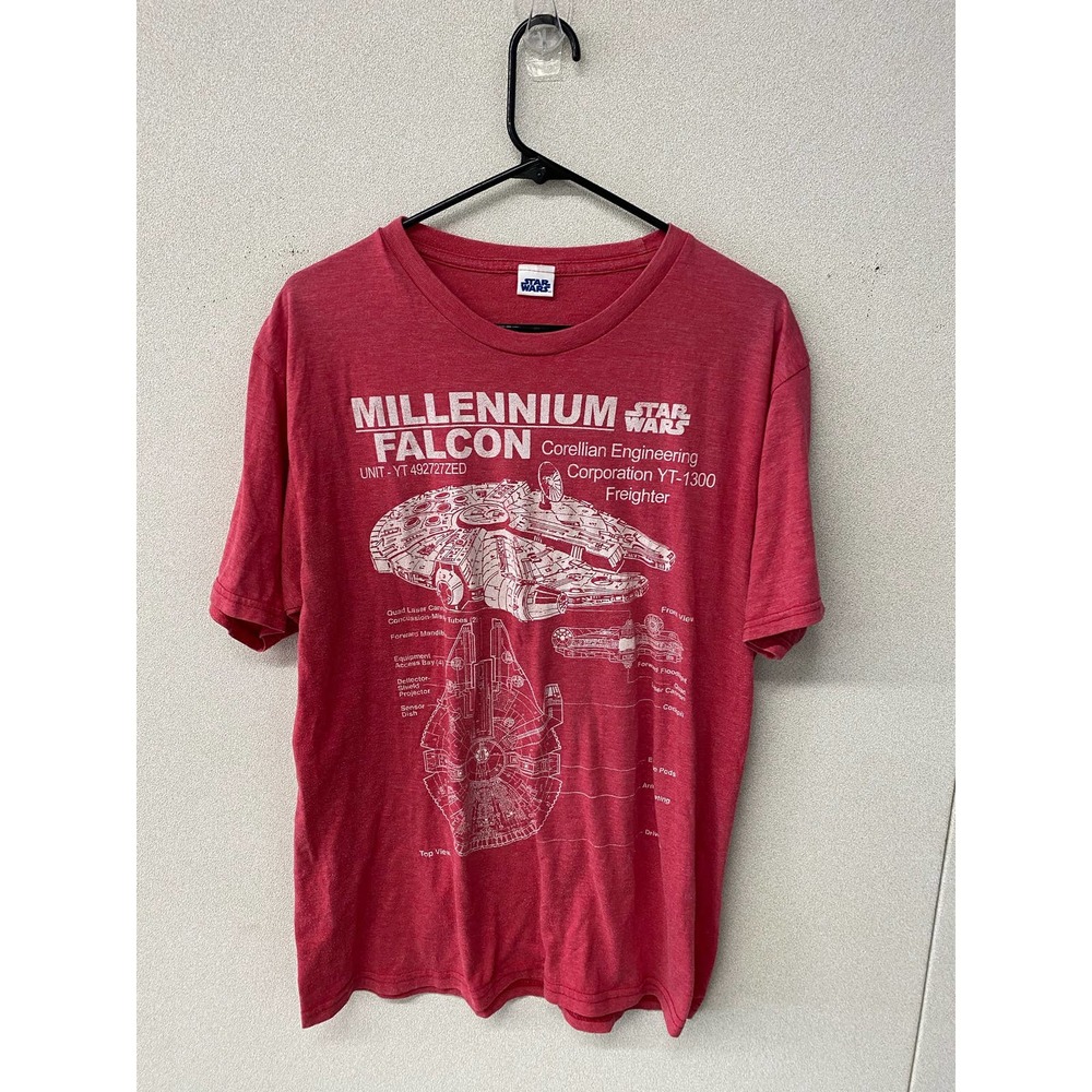 Star Wars Millennium Men's Red T-Shirt